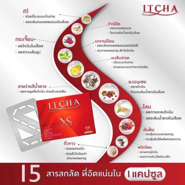 Itcha XS ซื้อ 5 แถม 5 บล็อกไขมัน ลดหุ่น คุมน้ำหนัก ลดน้ำหนัก - Image 5